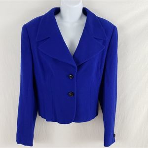 cobalt blue short jackets